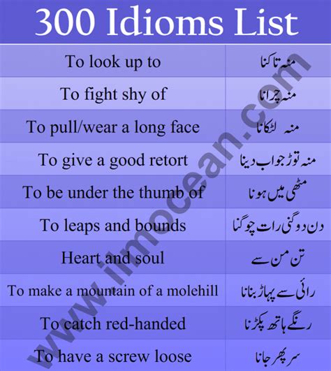 idioms in urdu|idiom meaning in urdu.